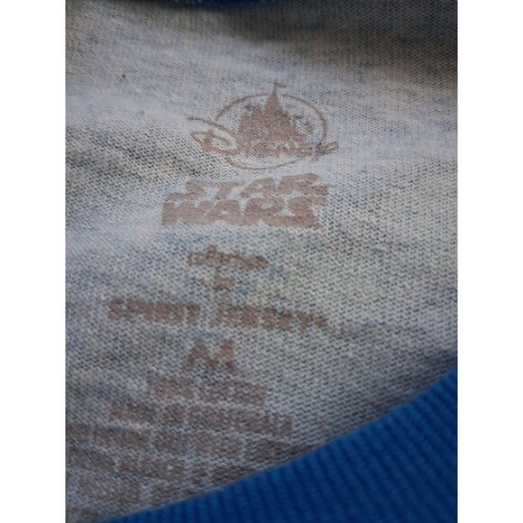 Star Wars Endor Spirit Jersey Blue Long Sleeve Disney Shirt Size M - Picture 4 of 6